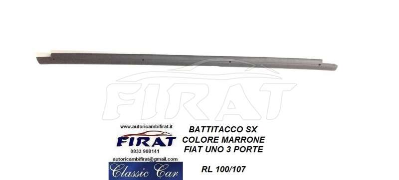 BATTITACCO FIAT UNO 3 PORTE SINISTRO MARRONE